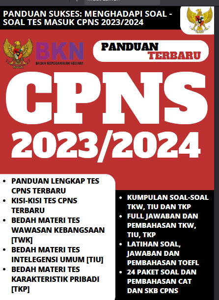 Cover PANDUAN RESMI TES CPNS 2023/2024
